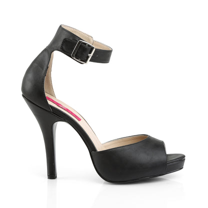 EVE-02 *5" Heel, 1/2" PF Closed Back Sandal W/ Buckled Ankle Strap
