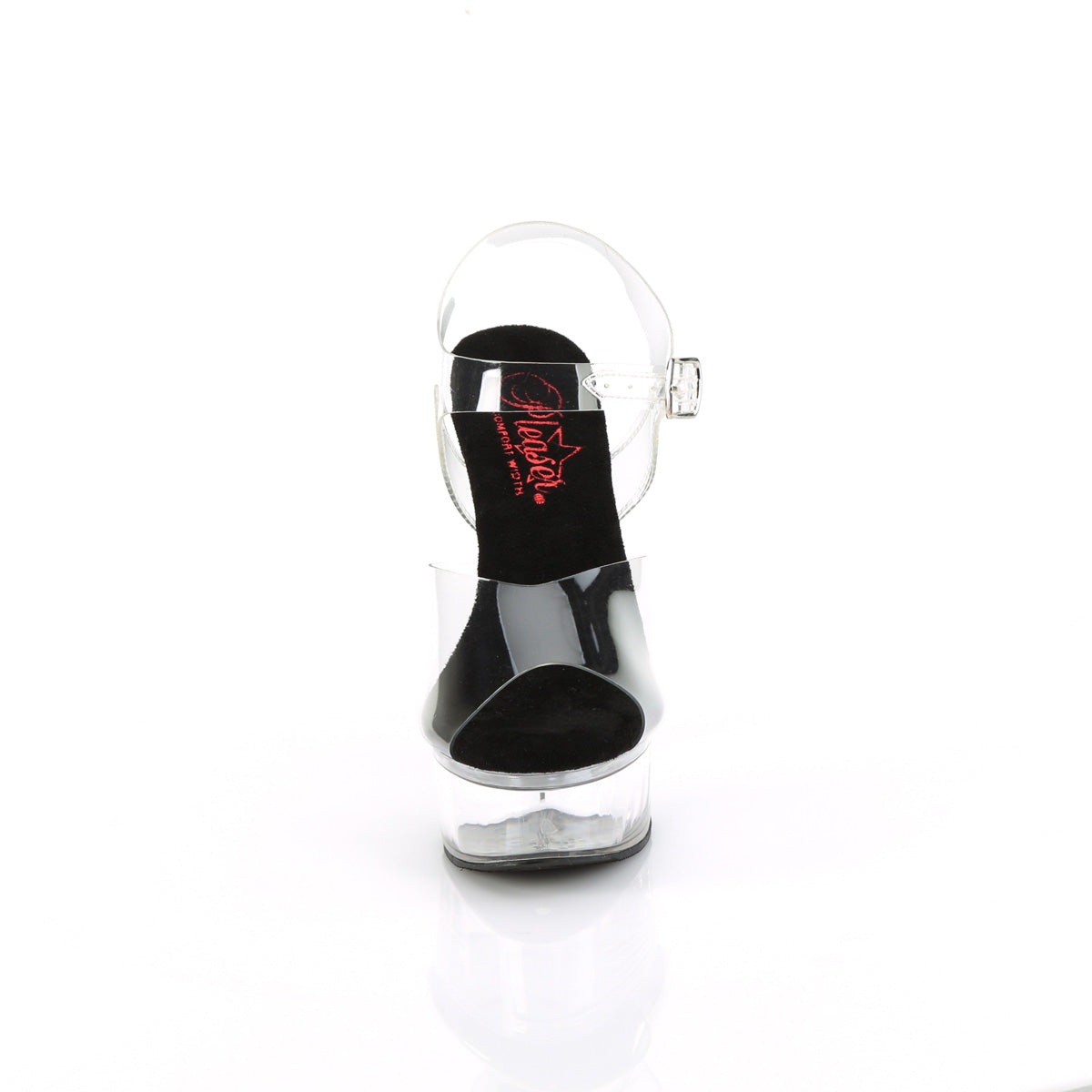 EXCITE-608 6" Heel, 1 3/4" PF Comfort Width Ankle Strap Sandal