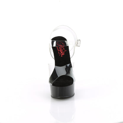 EXCITE-608 6" Heel, 1 3/4" PF Comfort Width Ankle Strap Sandal
