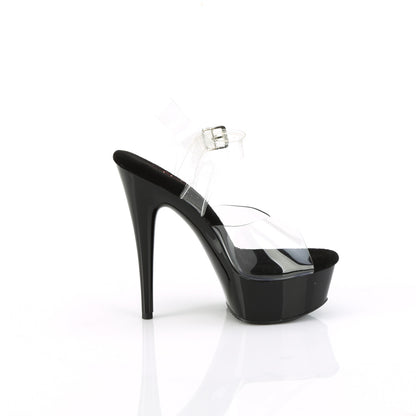 EXCITE-608 *6" Heel, 1 3/4" PF Comfort Width Ankle Strap Sandal