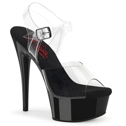 EXCITE-608 6" Heel, 1 3/4" PF Comfort Width Ankle Strap Sandal