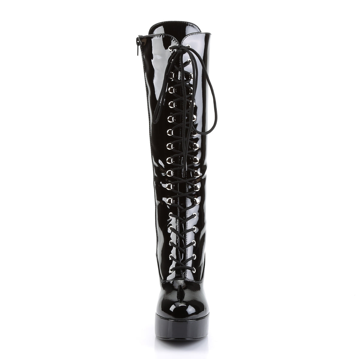 EXOTICA-2020 **4" Heel Platform Lace Up Boot, Chunky Heel