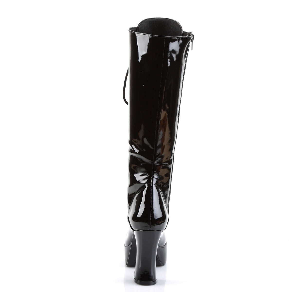 EXOTICA-2020 **4" Heel Platform Lace Up Boot, Chunky Heel