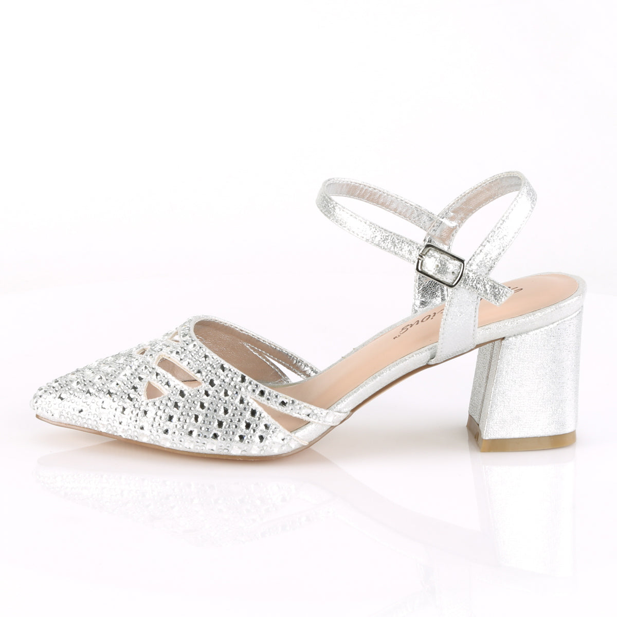FAYE-06 *2 3/4" Block Heel Ankle Strap Pump