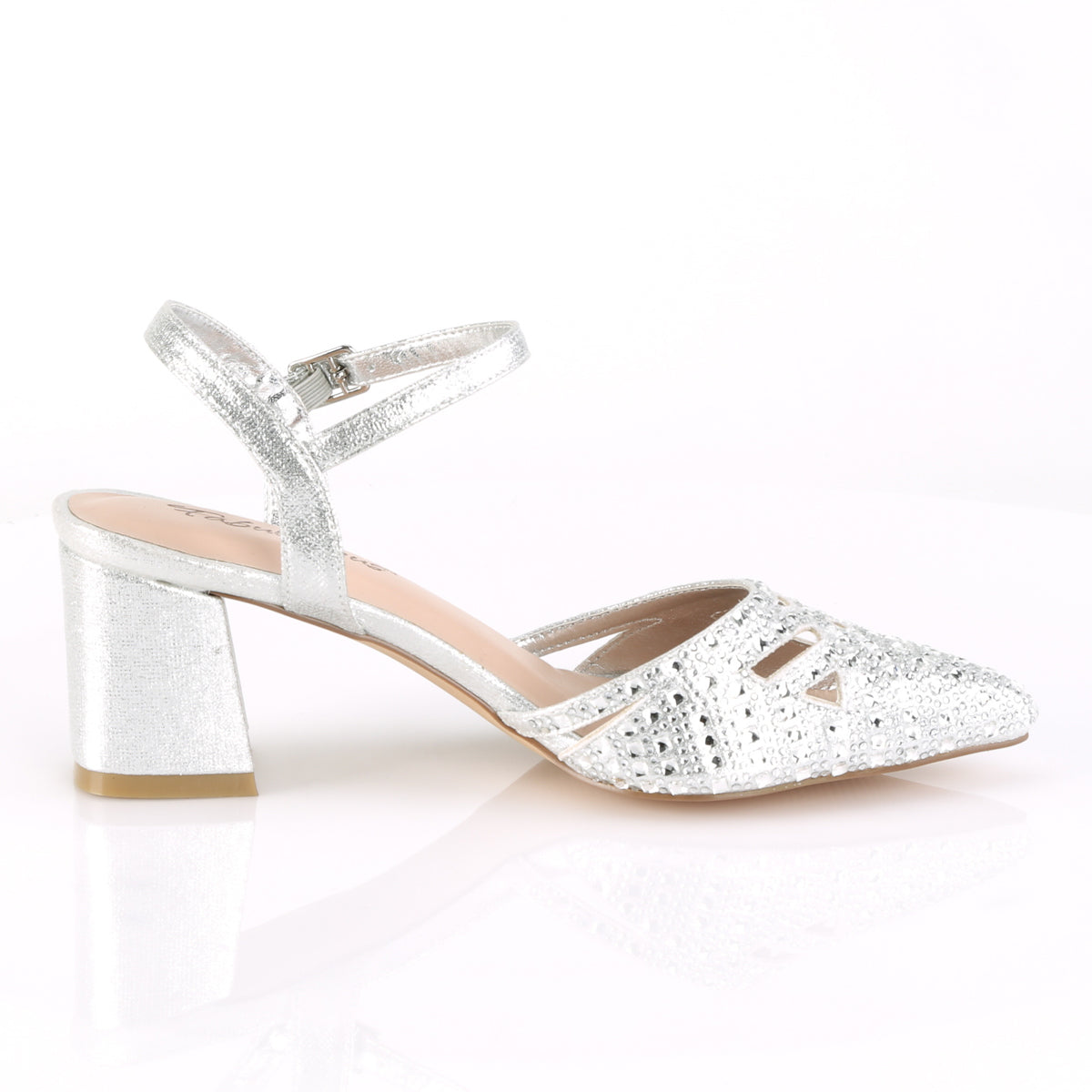 FAYE-06 *2 3/4" Block Heel Ankle Strap Pump