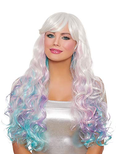 Dreamgirl Long Wavy Multicolored Layer Wig