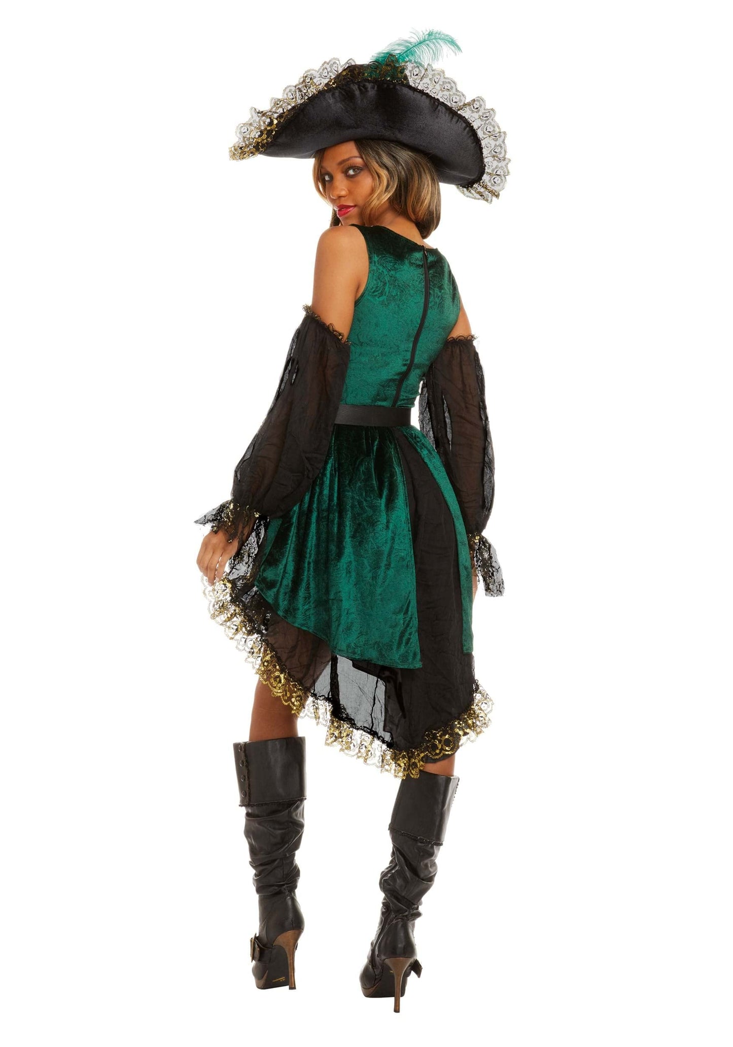 Dreamgirl Women's Emerald Pirate Costume