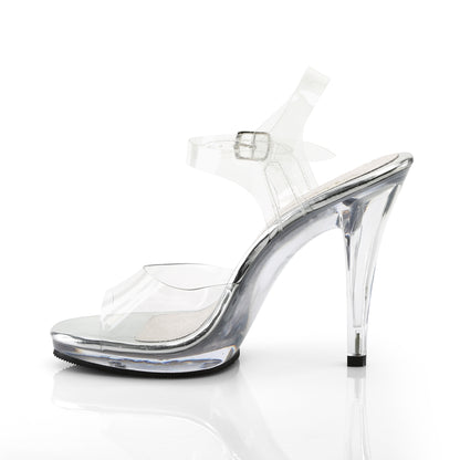 FLAIR-408 4 1/2" Stiletto Heel Ankle Strap PF Sandal