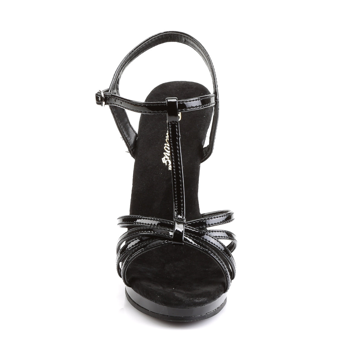 FLAIR-420 4 1/2" Stiletto Heel T-Strap PF Sandal
