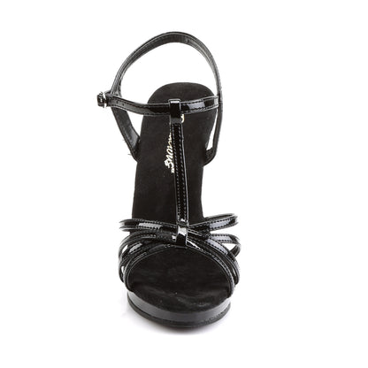 FLAIR-420 4 1/2" Stiletto Heel T-Strap PF Sandal
