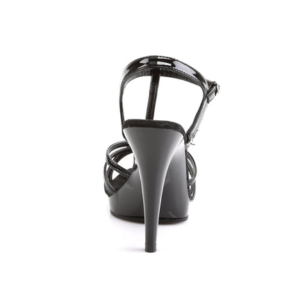 FLAIR-420 4 1/2" Stiletto Heel T-Strap PF Sandal