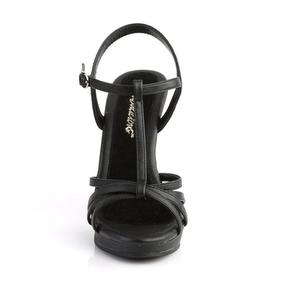 FLAIR-420 4 1/2" Stiletto Heel T-Strap PF Sandal