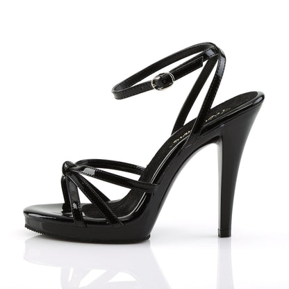 FLAIR-436 4 1/2" Heel, 1/2" PF Strappy Ankle Wrap PF Sandal