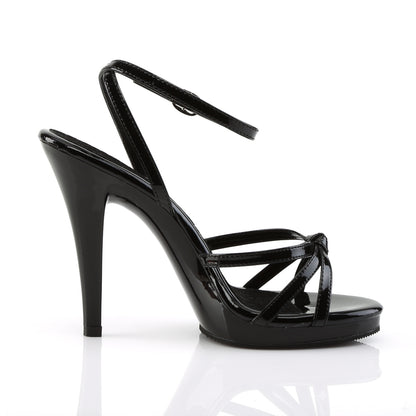 FLAIR-436 4 1/2" Heel, 1/2" PF Strappy Ankle Wrap PF Sandal