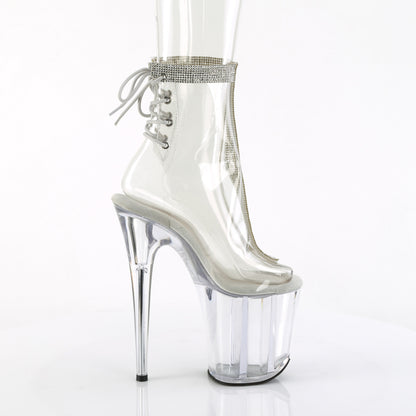 FLAMINGO-1018C-2RS *8" Heel, 4" PF Open Toe/Heel Ankle Boot w/RS