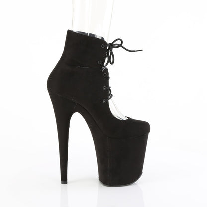 FLAMINGO-800-22 8" Heel, 4" PF Lace-Up Front Bootie