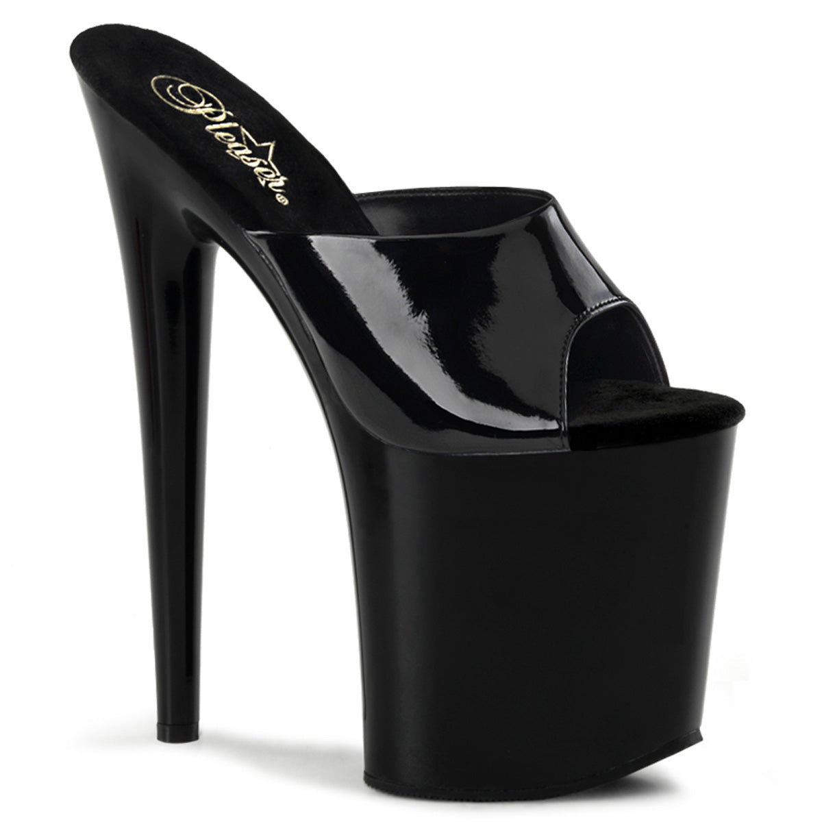 FLAMINGO-801 8" Heel, 4" PF Peep Toe Slide