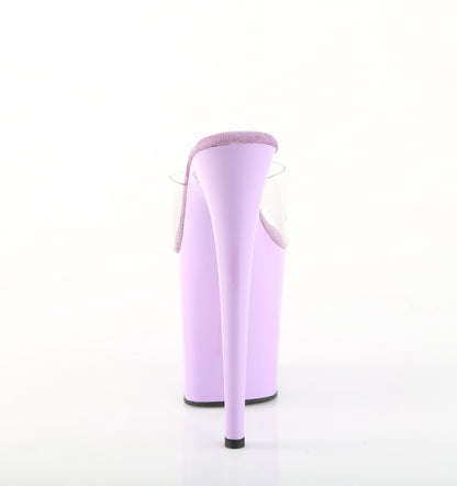 FLAMINGO-801 8" Heel, 4" PF Peep Toe Slide