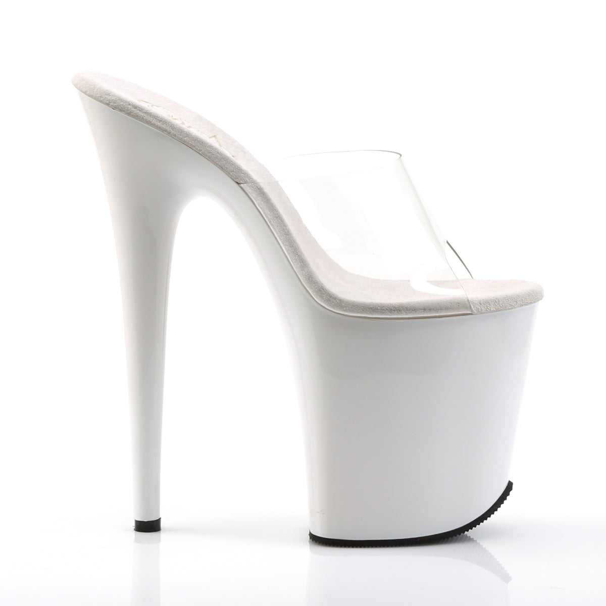FLAMINGO-801 8" Heel, 4" PF Peep Toe Slide