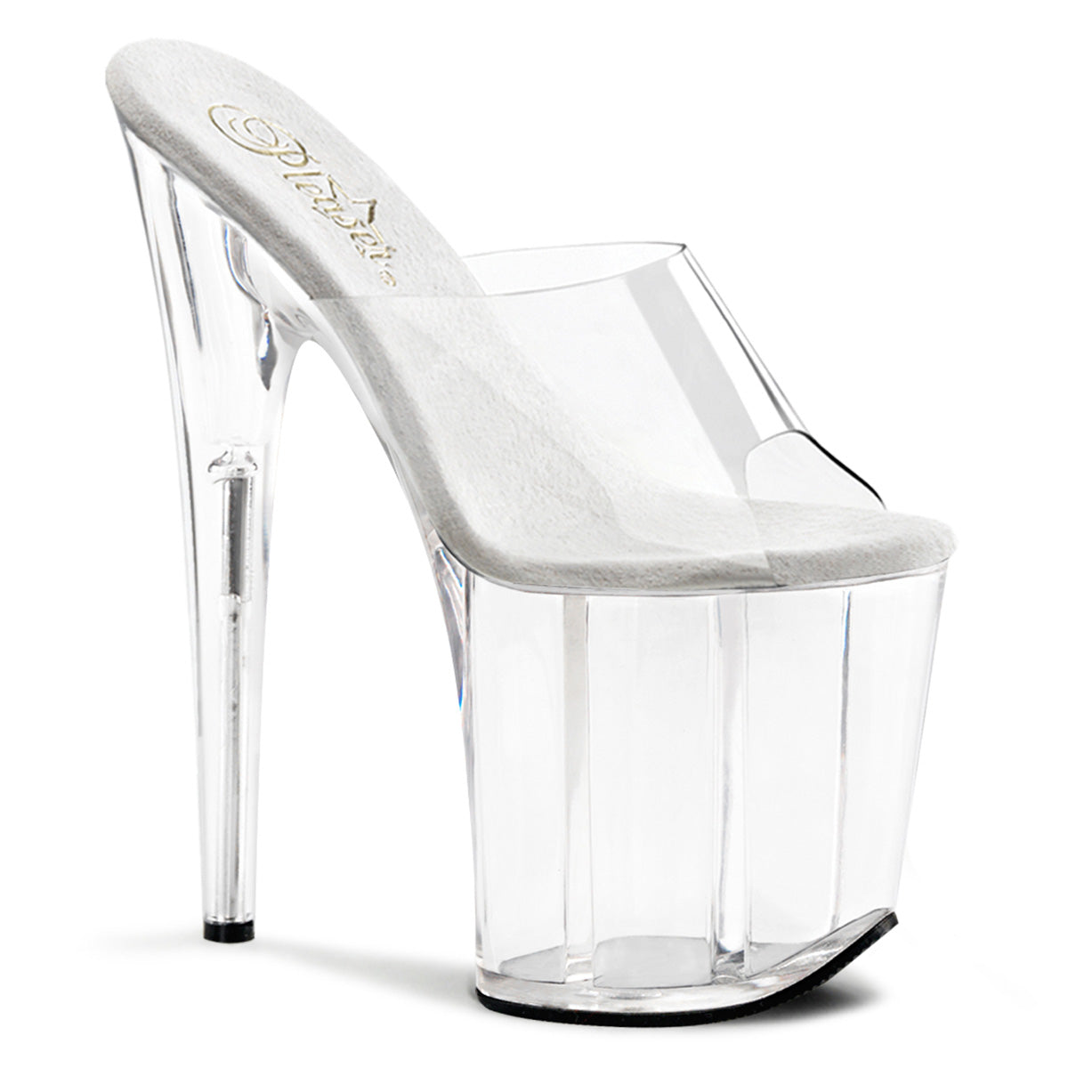 FLAMINGO-801 8" Heel, 4" PF Peep Toe Slide