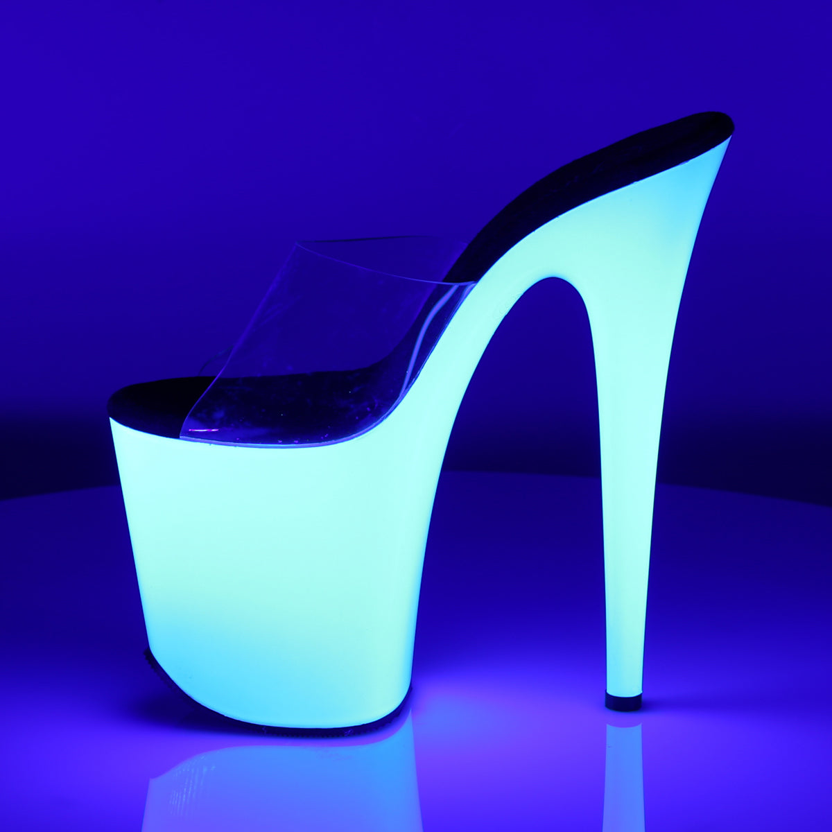FLAMINGO-801UV 8" Heel, 4" PF Slide