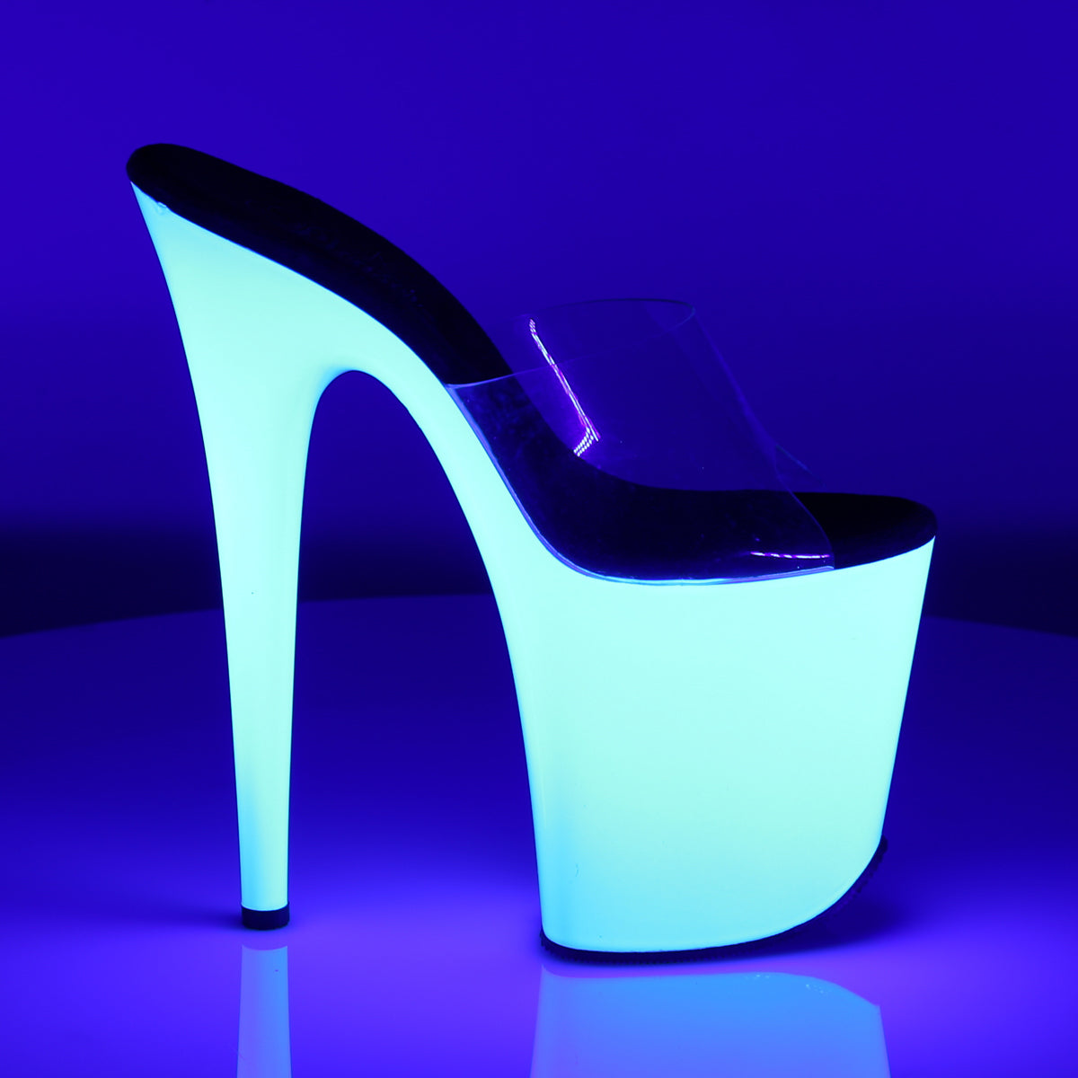 FLAMINGO-801UV 8" Heel, 4" PF Slide