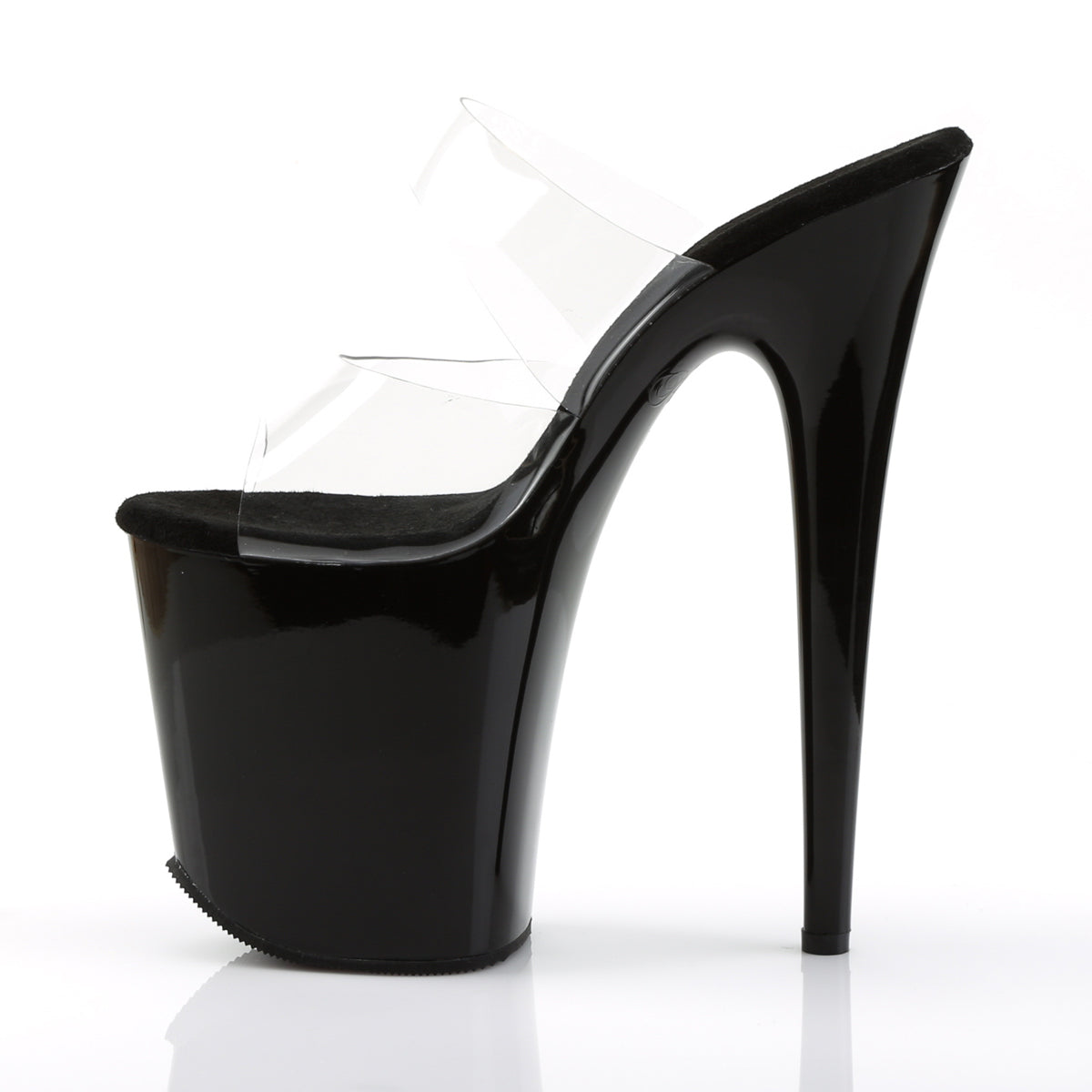 FLAMINGO-802 8" Heel Two Band Platform Slide