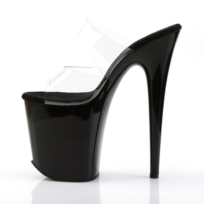 FLAMINGO-802 8" Heel Two Band Platform Slide