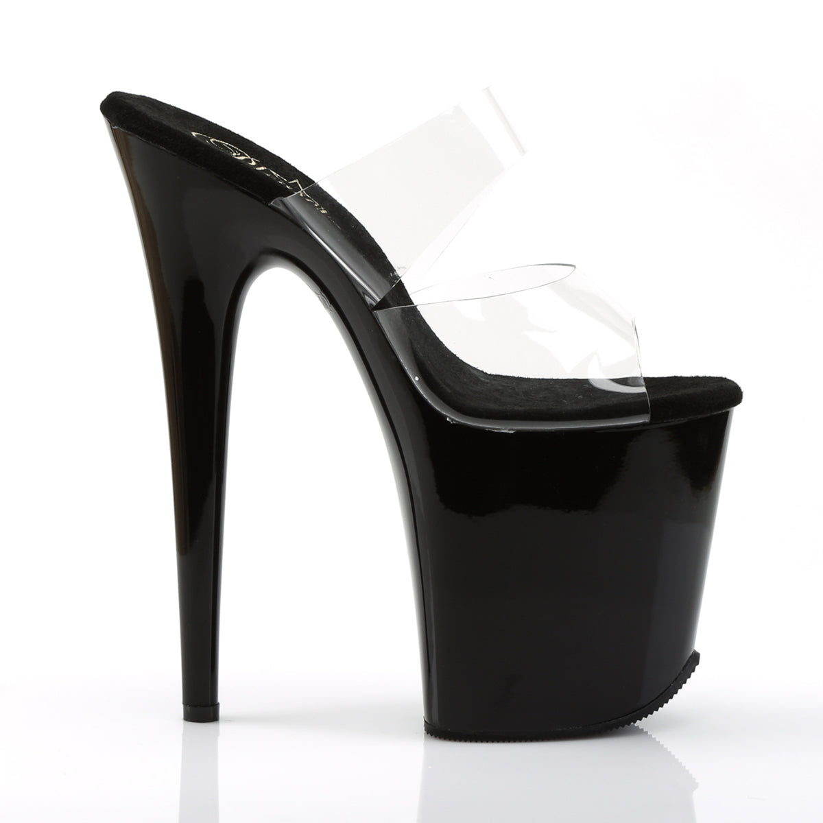 FLAMINGO-802 8" Heel Two Band Platform Slide