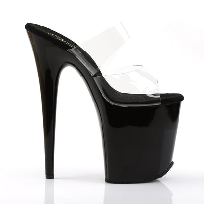 FLAMINGO-802 8" Heel Two Band Platform Slide