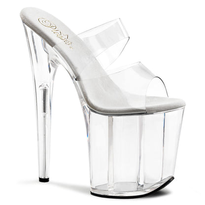 FLAMINGO-802 8" Heel Two Band Platform Slide