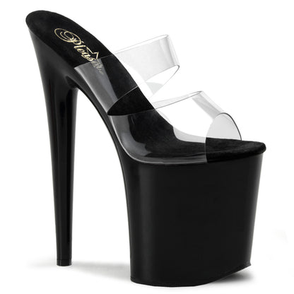 FLAMINGO-802 8" Heel Two Band Platform Slide