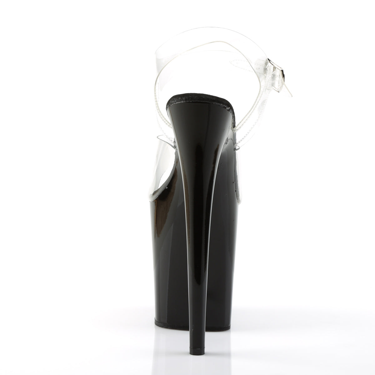 FLAMINGO-808 8" Heel, 4" PF Ankle Strap Sandal