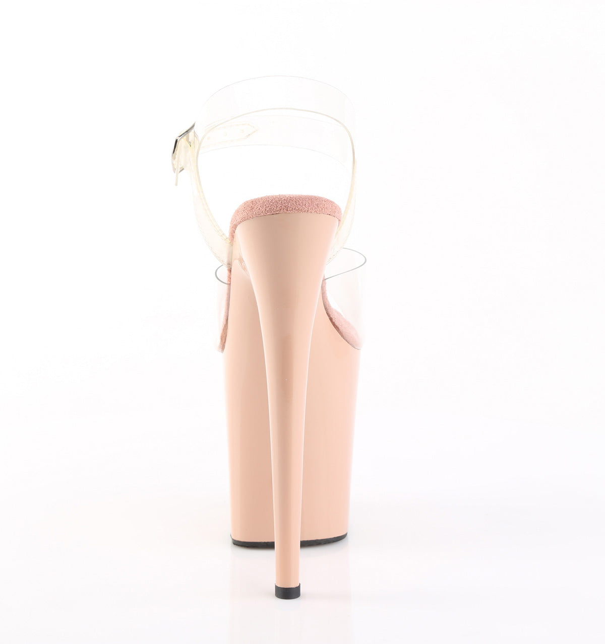 FLAMINGO-808 8" Heel, 4" PF Ankle Strap Sandal