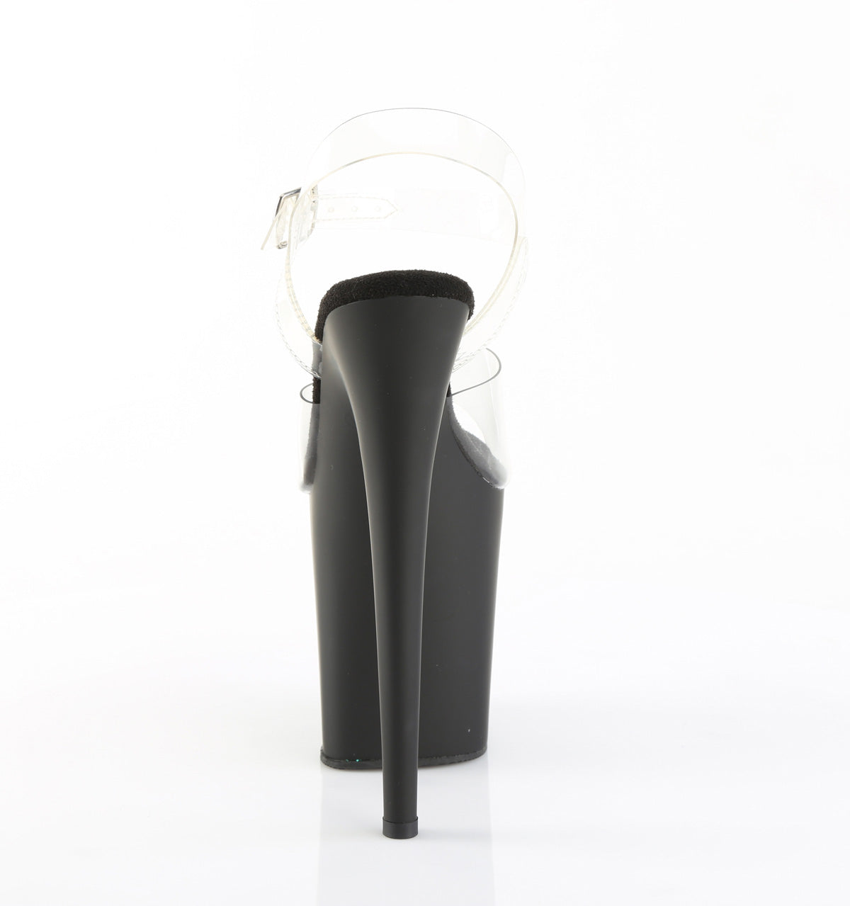 FLAMINGO-808 8" Heel, 4" PF Ankle Strap Sandal