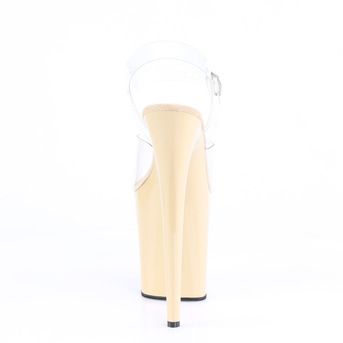 FLAMINGO-808 8" Heel, 4" PF Ankle Strap Sandal