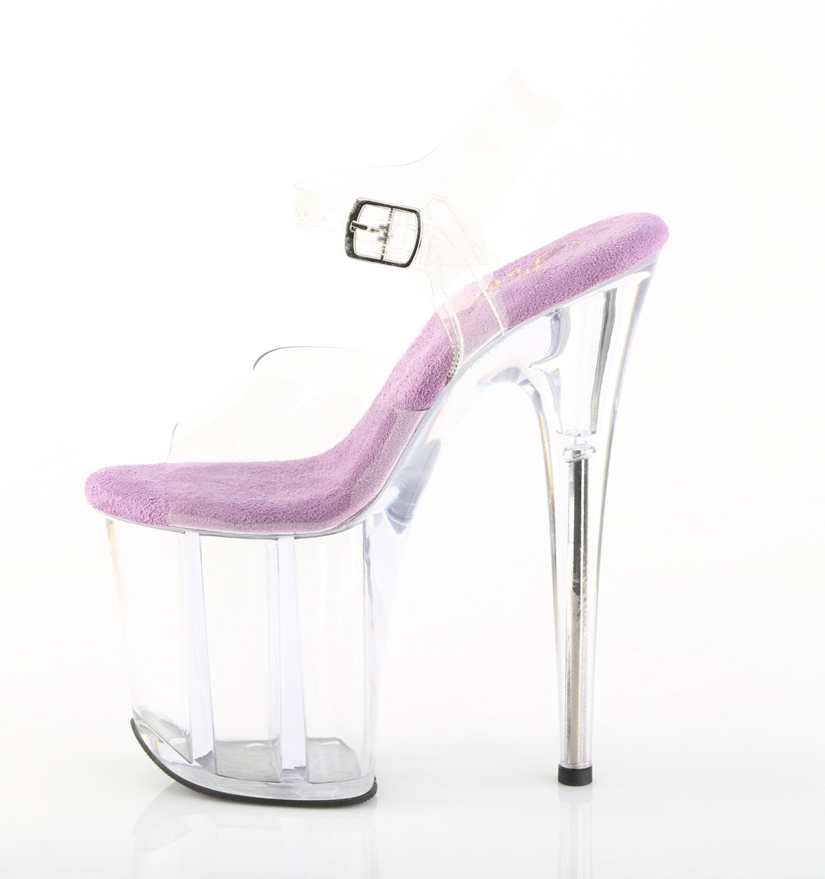 FLAMINGO-808 8" Heel, 4" PF Ankle Strap Sandal