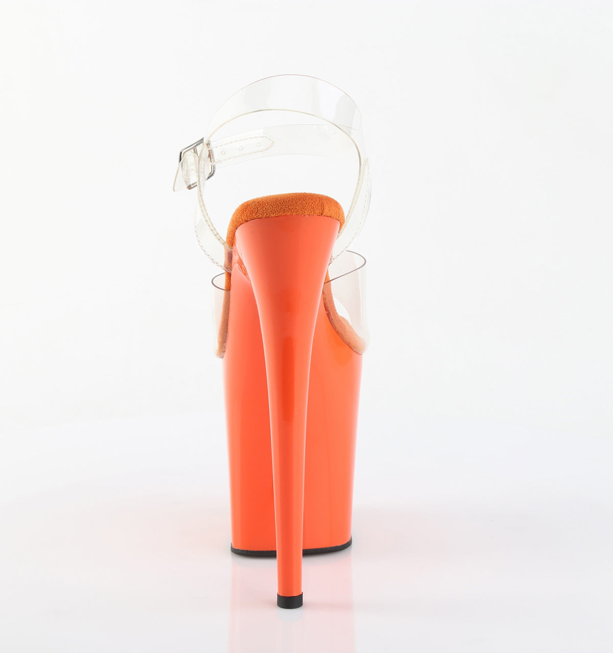 FLAMINGO-808 8" Heel, 4" PF Ankle Strap Sandal