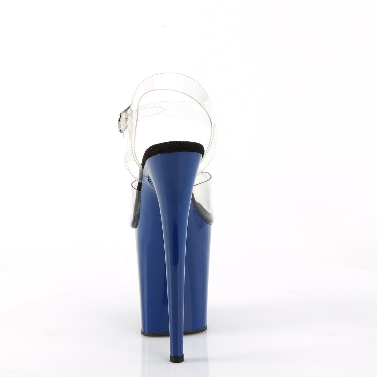 FLAMINGO-808 8" Heel, 4" PF Ankle Strap Sandal