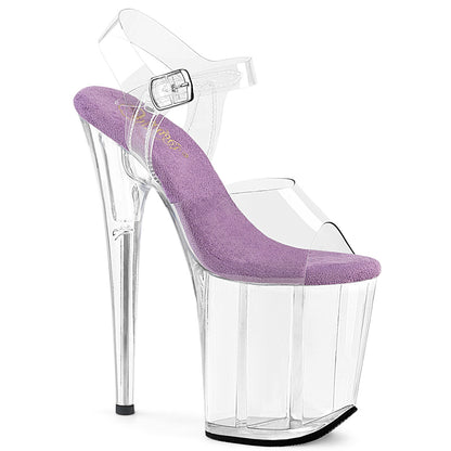 FLAMINGO-808 8" Heel, 4" PF Ankle Strap Sandal