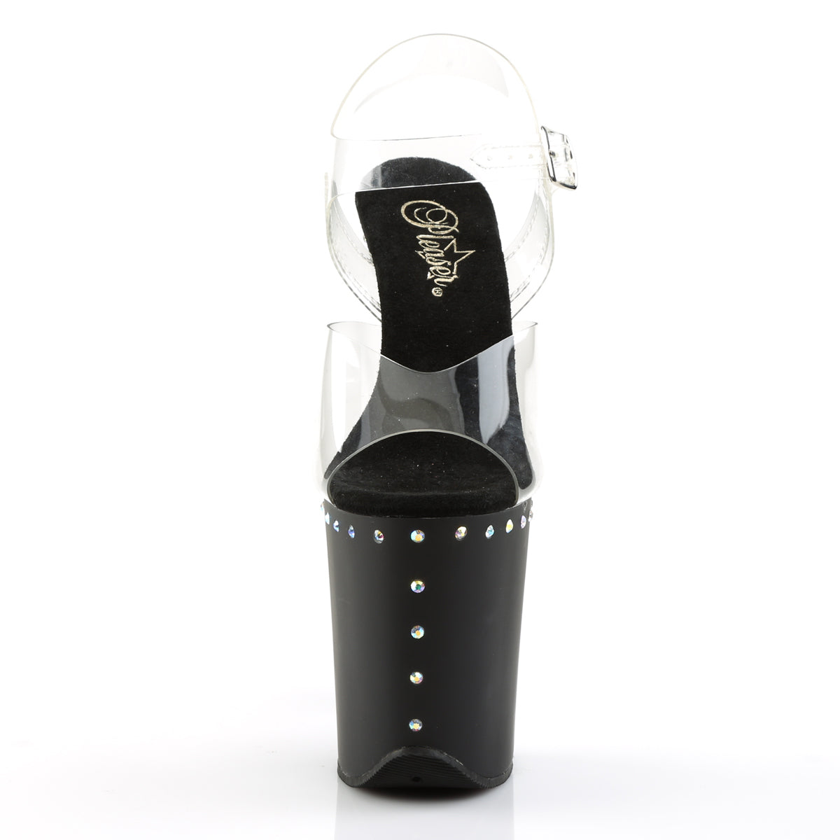 FLAMINGO-808ABLS 8" Heel, 4" PF Ankle Strap Sandal