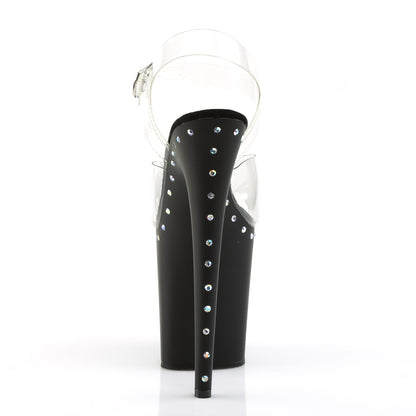 FLAMINGO-808ABLS 8" Heel, 4" PF Ankle Strap Sandal