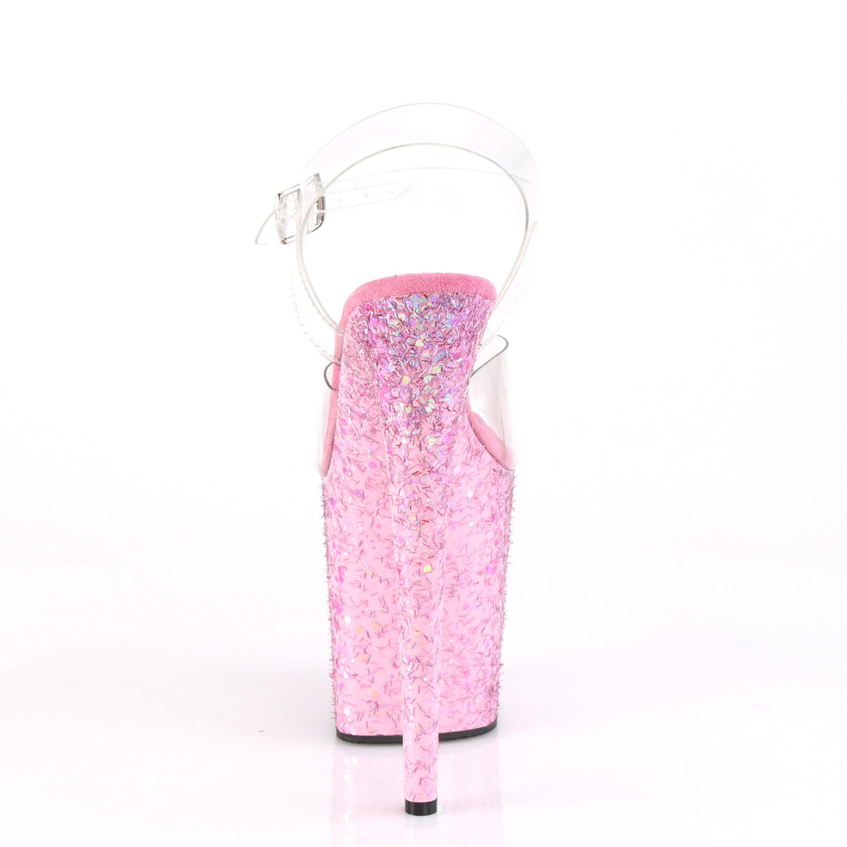 FLAMINGO-808CF 8" Heel, 4" PF Ankle Strap Sandal