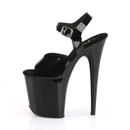 FLAMINGO-808N 8" Heel, 4" PF Ankle Strap Sandal