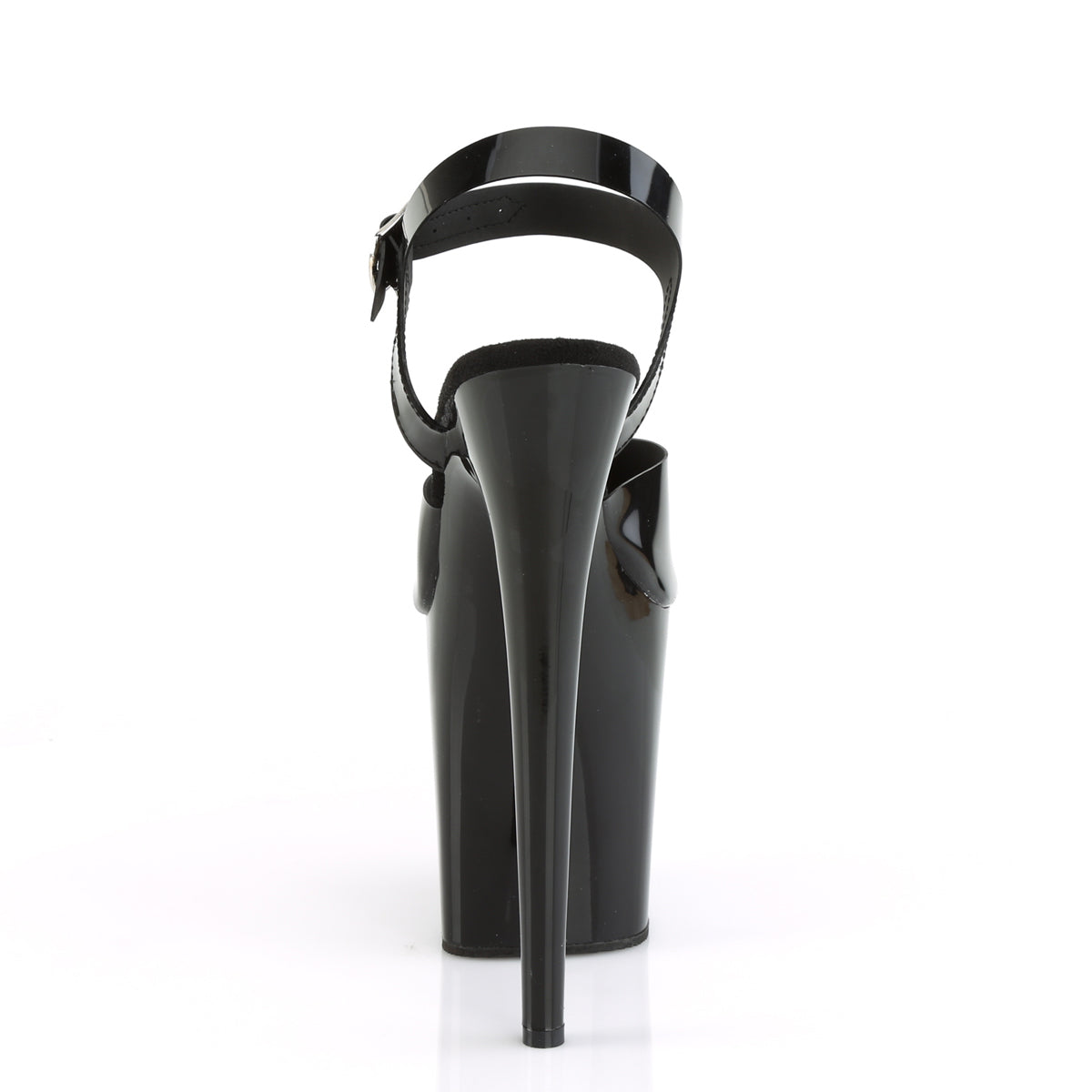 FLAMINGO-808N 8" Heel, 4" PF Ankle Strap Sandal