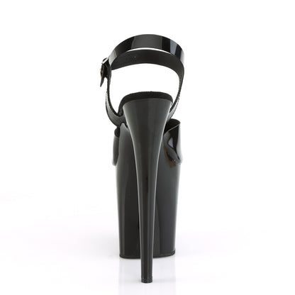 FLAMINGO-808N 8" Heel, 4" PF Ankle Strap Sandal