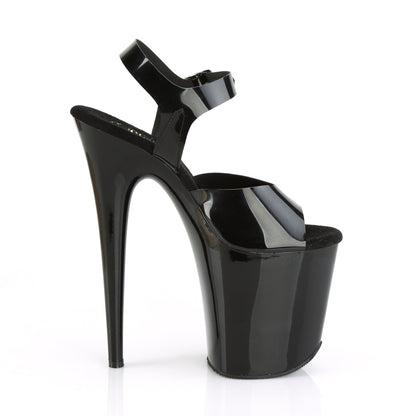 FLAMINGO-808N 8" Heel, 4" PF Ankle Strap Sandal