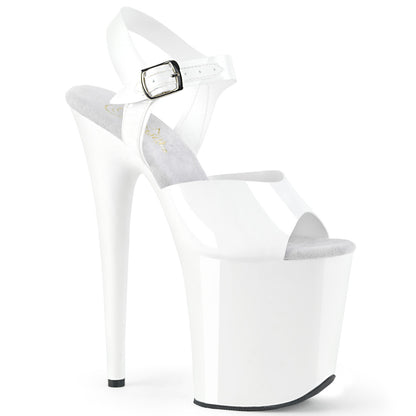 FLAMINGO-808N 8" Heel, 4" PF Ankle Strap Sandal