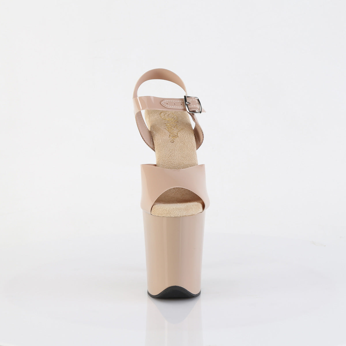 FLAMINGO-808N 8" Heel, 4" PF Ankle Strap Sandal