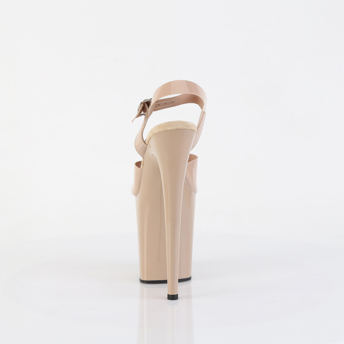 FLAMINGO-808N 8" Heel, 4" PF Ankle Strap Sandal